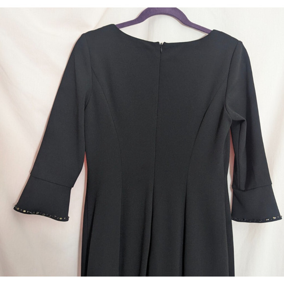 NwoT Adrianna Papell Black Embellished Formal Dress Gown Size 6 C1 - Picture 5 of 6